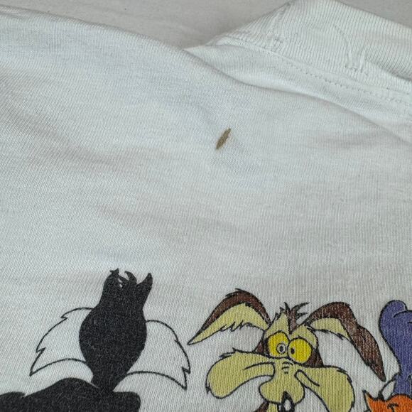 Vintage 90s Looney Tunes Distressed T-Shirt - Picture 8 of 10